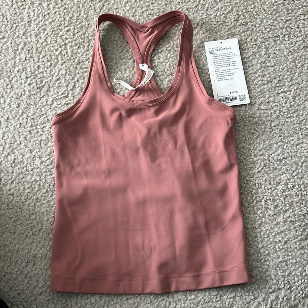 Lululemon Cool RB Short Tank *Nulu
